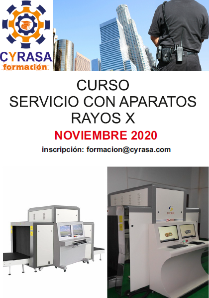 Curso de Rayos X para vigilantes en Cyrasa Seguridad